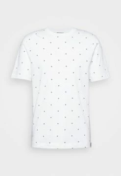 Scotch & Soda CLASSIC PATTERNED CREWNECK - T-shirt Imprimé - White 8 Scotch & Soda CLASSIC PATTERNED CREWNECK - T-shirt Imprimé - White -Scotch & Soda Soldes bc3c042b7fd444fa99561bf62beef938