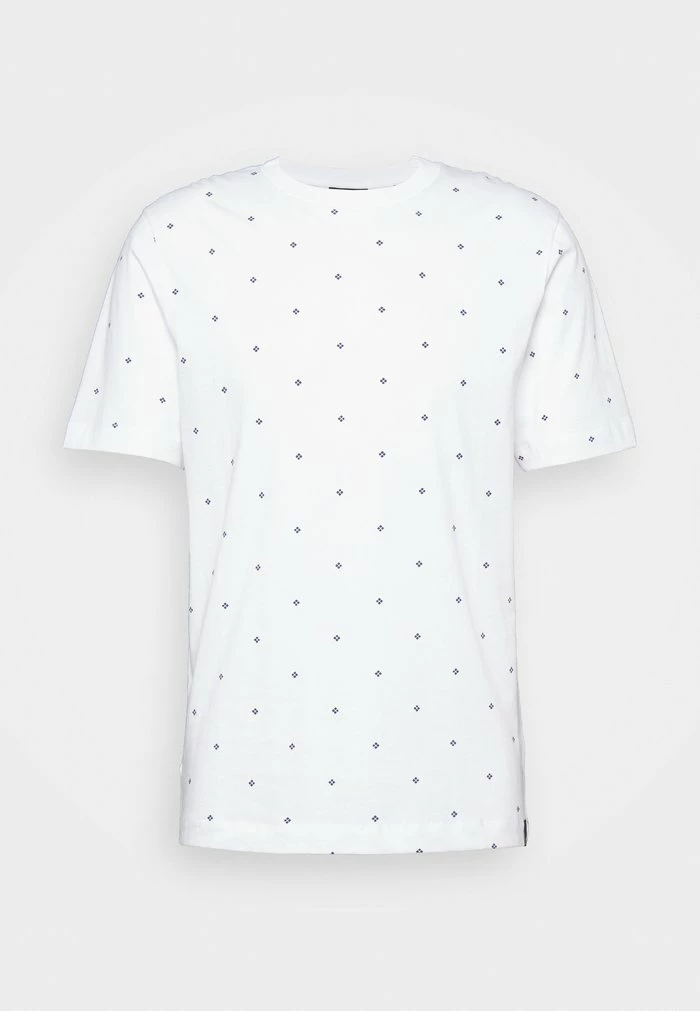 Scotch & Soda CLASSIC PATTERNED CREWNECK - T-shirt Imprimé - White 4 Scotch & Soda CLASSIC PATTERNED CREWNECK - T-shirt Imprimé - White – Image 4