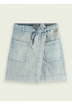 Scotch & Soda Jupe Portefeuille - Sky Blue -Scotch & Soda Soldes bc57c104c0b249dd97b0ae781fdda1bc