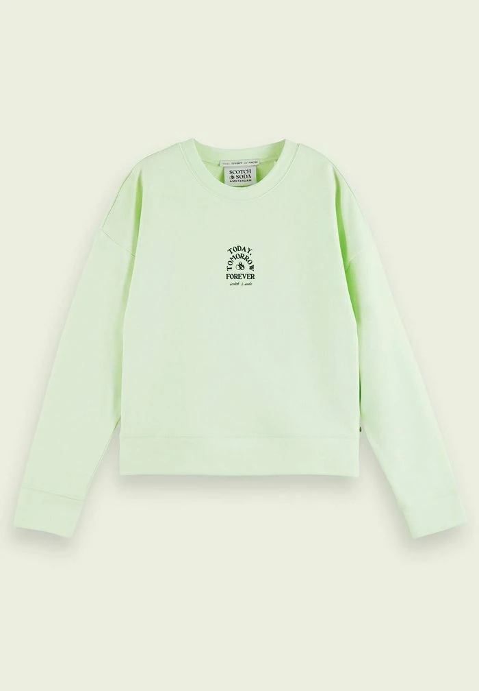 Scotch & Soda Sweatshirt - Citrus Green 5 Scotch & Soda Sweatshirt - Citrus Green – Image 5