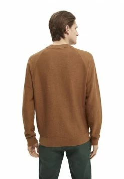 Scotch & Soda RAGLAN SLEEVE - Pullover - Tabacco Melange -Scotch & Soda Soldes bda9b5a53cca42e495509e37492a2306