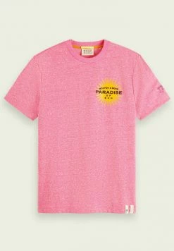 Scotch & Soda GRAPHIC - T-shirt Imprimé - Magenta Melange 12 Scotch & Soda GRAPHIC - T-shirt Imprimé - Magenta Melange -Scotch & Soda Soldes bdbd5670fd214c64813a0e1e04247a92