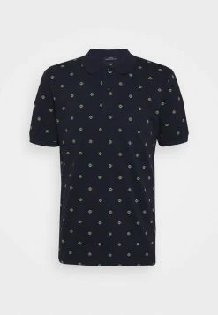 Scotch & Soda PRINTED - Polo - Dark Blue -Scotch & Soda Soldes be13ee6e753748af85a8b7b04b9692b0