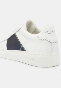 Scotch & Soda PLAKKA - Baskets Basses - White -Scotch & Soda Soldes be42657bfeaf498f835200c76621a30d