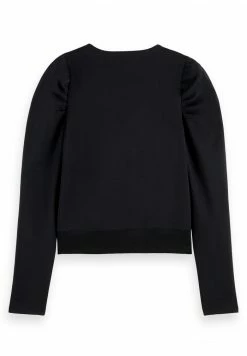 Scotch & Soda WRAPOVER - Sweatshirt - Black 10 Scotch & Soda WRAPOVER - Sweatshirt - Black -Scotch & Soda Soldes bee2ff11cc5445c8975e71915850141b