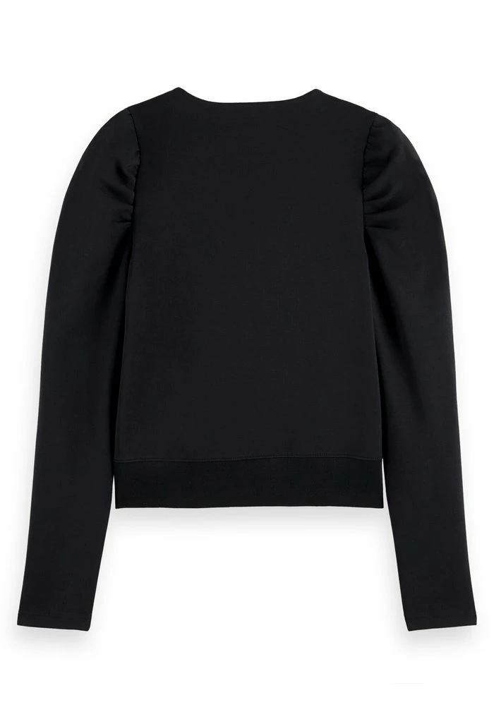 Scotch & Soda WRAPOVER - Sweatshirt - Black 5 Scotch & Soda WRAPOVER - Sweatshirt - Black – Image 5