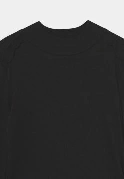 Scotch & Soda LONG-SLEEVED RUFFLE - T-shirt à Manches Longues - Black -Scotch & Soda Soldes bf3128bc9d7d49afabc9bfa3840438a5