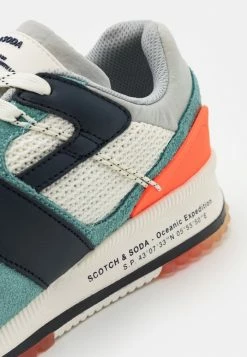 Scotch & Soda VIVEX - Baskets Basses - White/blue -Scotch & Soda Soldes bf851cfbee194dfd8b9df2f5612b9f2b