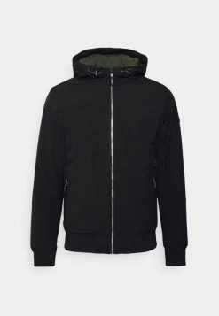 Scotch & Soda HOODED STRETCH - Veste Mi-saison - Black -Scotch & Soda Soldes bfa6c58fdd7a4a4fab6608b0bb10b4d4