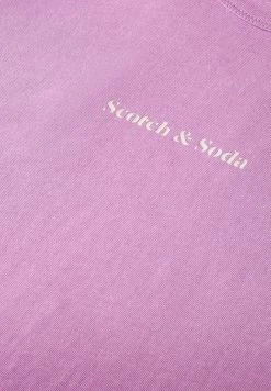 Scotch & Soda UNISEX GRAPHIC LOGO - T-shirt Basique - Pink -Scotch & Soda Soldes c0463d935a9f4ccc945a70ce83795132