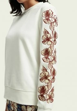 Scotch & Soda REGULAR FIT - Pullover - Off White -Scotch & Soda Soldes c0ac460cf6dc49d0b7978ec113eac4d6