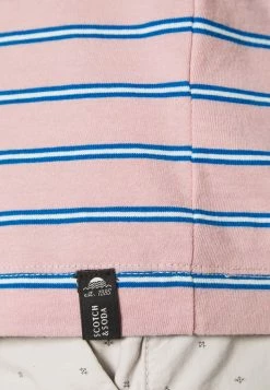 Scotch & Soda CLASSIC PATTERNED CREWNECK - T-shirt Imprimé - Salmon/blue -Scotch & Soda Soldes c0cb0f3d8419459da9ca00122abc1688