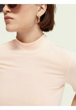 Scotch & Soda SLIM FIT - T-shirt Basique - Cadillac Pink -Scotch & Soda Soldes c0d066eff17b4f3985b3ee4bb5dd51a4