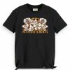 Scotch & Soda GRAPHIC - T-shirt Imprimé - Black