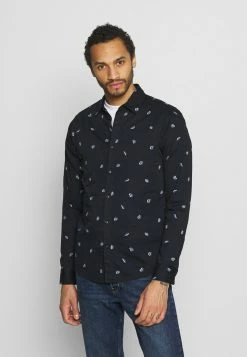 Scotch & Soda REGULAR FIT CLASSIC ALL OVER PRINTED - Chemise - Dark Blue