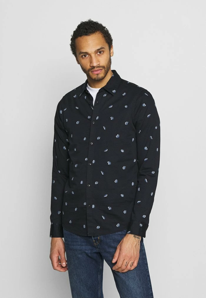 Scotch & Soda REGULAR FIT CLASSIC ALL OVER PRINTED - Chemise - Dark Blue 1 Scotch & Soda REGULAR FIT CLASSIC ALL OVER PRINTED - Chemise - Dark Blue