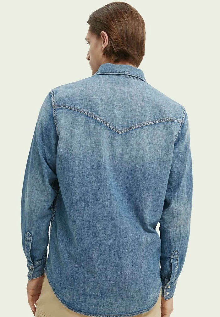 Scotch & Soda Chemise - Washed Indigo 3 Scotch & Soda Chemise - Washed Indigo – Image 3