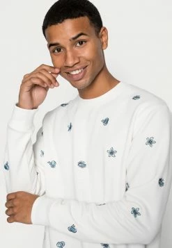 Scotch & Soda EMBROIDERED CREWNECK - Sweatshirt - Combo -Scotch & Soda Soldes c379a672ed15431c8a91455b62b34710