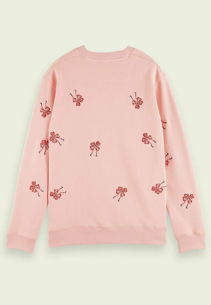 Scotch & Soda EMBROIDERED - Sweatshirt - Pink 6 Scotch & Soda EMBROIDERED - Sweatshirt - Pink – Image 6