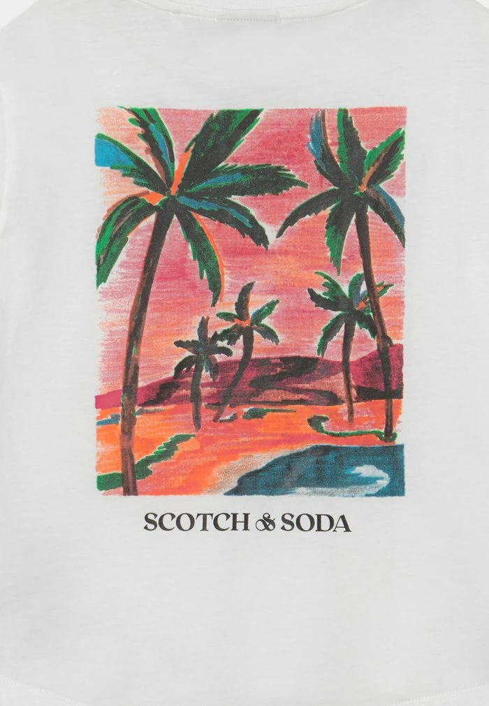 Scotch & Soda ARTWORK - T-shirt Imprimé - White 3 Scotch & Soda ARTWORK - T-shirt Imprimé - White – Image 3