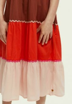 Scotch & Soda Robe Longue - Combo W -Scotch & Soda Soldes c42a6097708e448bb5832ba6e91d2b32