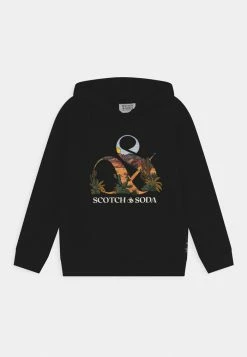 Scotch & Soda EMBROIDERED ARTWORK - Sweatshirt - Black -Scotch & Soda Soldes c460e281198c4d04aaab4457650bbd95