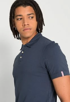 Scotch & Soda GARMENT DYED - Polo - Navy -Scotch & Soda Soldes c4d8ec9539f040d295e835bb8345dcd6