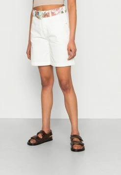 Scotch & Soda THE CRUISE HIGH RISE MID THIGH - Short En Jean - White Beach