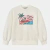 Scotch & Soda ROUND NECK ARTWORK - T-shirt à Manches Longues - Off White