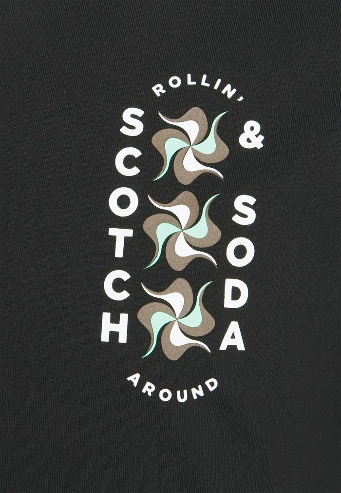 Scotch & Soda CHEST ARTWORK REGULAR FIT - T-shirt Imprimé - Black 5 Scotch & Soda CHEST ARTWORK REGULAR FIT - T-shirt Imprimé - Black – Image 5
