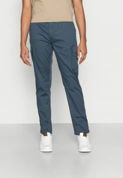 Scotch & Soda STUART GARMENT DYED REGULAR SLIM FIT - Pantalon Cargo - Steel