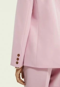 Scotch & Soda SINGLE-BREASTED OVERSIZED LAPEL - Blazer - Memphis Pink -Scotch & Soda Soldes ca1a4d534c714f7fa952bd8a1af15271