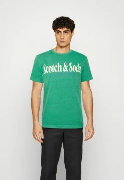Scotch & Soda REGULAR FIT - T-shirt Imprimé - Highlight Green