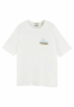 Scotch & Soda RELAXED-FIT - T-shirt Imprimé - Off White -Scotch & Soda Soldes ca41a7b1da864cda844098bc752e7263
