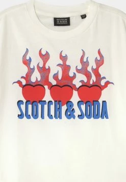 Scotch & Soda BOXY-FIT ARTWORK - T-shirt Imprimé - White -Scotch & Soda Soldes ca5aca4822744fb5a6af1c595ac9cdd5