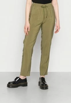 Scotch & Soda ELASTICATED MID RISE REGULAR LENGTH PANTS - Pantalon Classique - Army