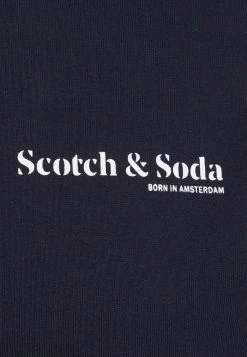 Scotch & Soda ORGANIC HOODED UNISEX - Sweat à Capuche - Night -Scotch & Soda Soldes caba6050c55c438192c86e58283c063e