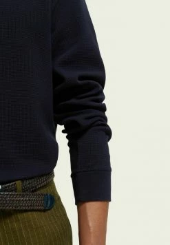 Scotch & Soda LONG SLEEVE - T-shirt à Manches Longues - Night -Scotch & Soda Soldes caef070d1ee64f1199c7591534affa2c