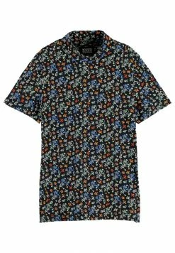 Scotch & Soda T-shirt Imprimé - Orange Light Blue