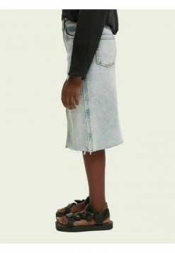 Scotch & Soda Jupe En Jean - Blue Splash -Scotch & Soda Soldes cb3ca0b6fd1b4ddfb5e7badb053729ca