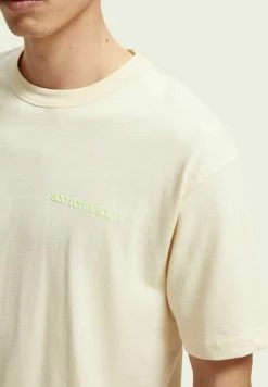 Scotch & Soda REGULAR FIT UNISEX - T-shirt Basique - Peach Cream -Scotch & Soda Soldes cb451506ba1e4dbba2d81fe3e1ef1ce6