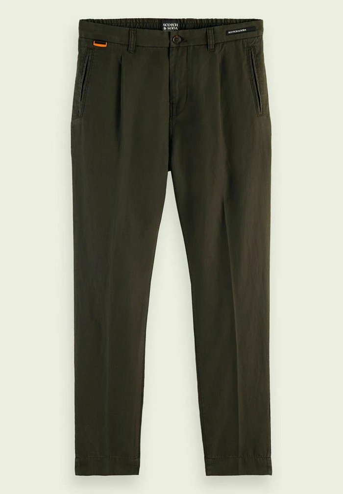 Scotch & Soda PLEATED SLIM-FIT - Pantalon Classique - Khaki 7 Scotch & Soda PLEATED SLIM-FIT - Pantalon Classique - Khaki – Image 7