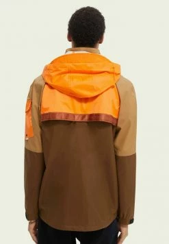 Scotch & Soda Veste Imperméable - Brown -Scotch & Soda Soldes cc2288ba18d7435ab7f82c9ae9dd953f