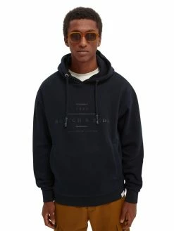 Scotch & Soda HOODED - Sweatshirt - Navy