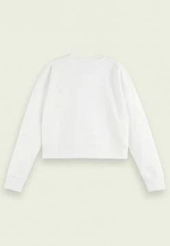 Scotch & Soda Sweatshirt - Off White -Scotch & Soda Soldes ce75aa2d0194417290200223a38435dc