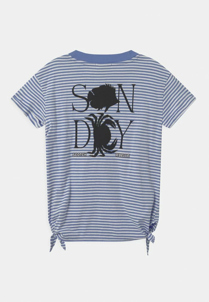 Scotch & Soda ORGANIC SHORT SLEEVE WITH SIDE KNOTS - T-shirt Imprimé - Multi-coloured 2 Scotch & Soda ORGANIC SHORT SLEEVE WITH SIDE KNOTS - T-shirt Imprimé - Multi-coloured – Image 2