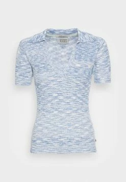 Scotch & Soda IN SPACE DYE YARN - Pullover - Pacific Blue Melange -Scotch & Soda Soldes d01bfaa9ac664256bafe9765da96bf0f