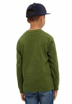 Scotch & Soda LONG SLEEVED ARTWORK - T-shirt à Manches Longues - Military -Scotch & Soda Soldes d02d71bdaec842d6a44cb2bc2d8e474e