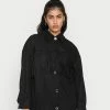 Scotch & Soda FRINGED OVERSIZED BLEND JACKET - Blouson Bomber - Black