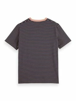 Scotch & Soda CLASSIC CREWNECK STRIPE TEE - T-shirt Imprimé - Black 11 Scotch & Soda CLASSIC CREWNECK STRIPE TEE - T-shirt Imprimé - Black -Scotch & Soda Soldes d0eeadb6832e4e4b930f4b59120f14aa